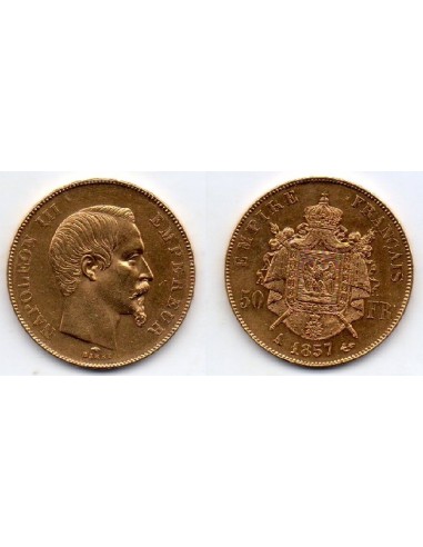 1957 A Francia 50 Francos de oro - Napoleón III