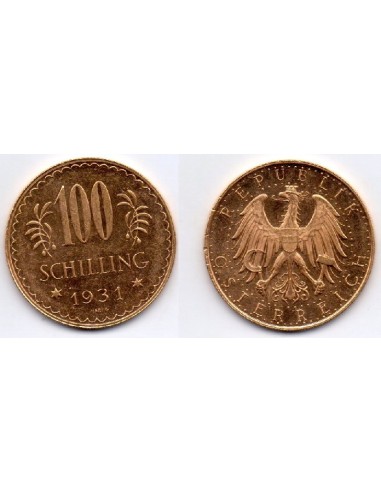 1931 Austria Moneda 100 Schilling