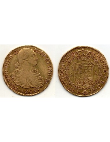 1809 Fernando VII - 8 Escudos Popayan