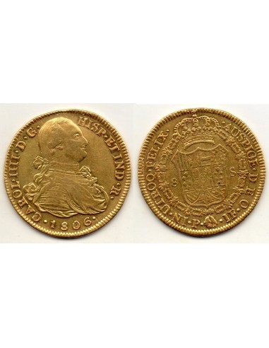 1806 Carlos IIII - 8 Escudos Popayán