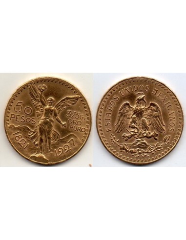 Moneda 1927 Mexico 50 pesos  - Moneda Conmemorativa 1821/1927