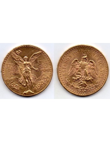Mexico 50 pesos  - Moneda ORO 1821/1943