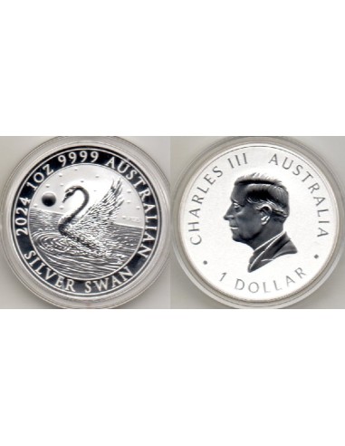 2024 Australia Silver Swan 1 onza plata