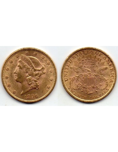 1896 EEUU 20 Dolares oro Liberty Head-Double Eagle