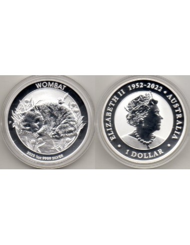 2023 Australia Wombat onza plata