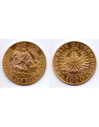 1976 Moneda 1000 Schilling 976/1976 Austria