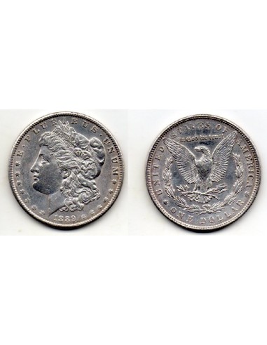 1889 EEUU 1 Dólar Morgan - Plata