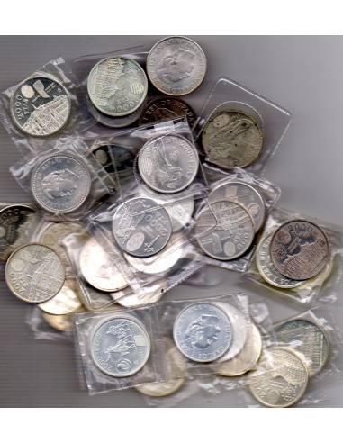 Lote monedas de plata 925/1000 - 666 Gr./fino