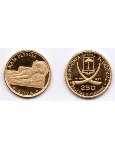 1970 Guinea Ecuatorial 250 Pesetas Proof