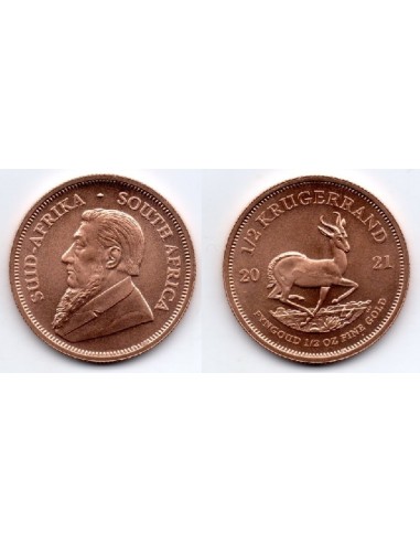 2021 Sud-Africa 1/2 Krugerrand  - Moneda ORO