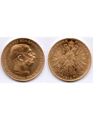 1915 Moneda Conmemorativa, 100 Coronas Austria